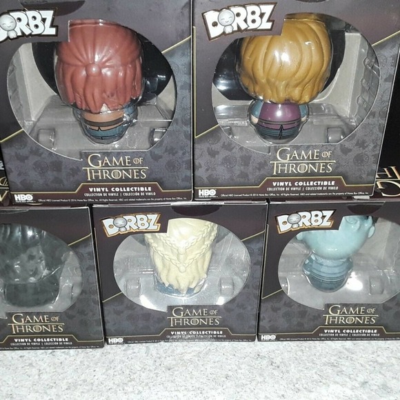 NIB Game of Thrones Funko Dorbz Vinyl Collectible Set of 5 - Picture 3 of 8